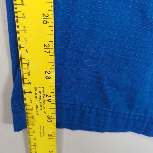 Carhartt Mens Scrub Pants Royal Blue Medium Ripstop Boot Cut 8-Pocket Cargo - Picture 10 of 11